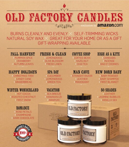 Old Factory Candles Holiday Scents ⋆ My Sparkling Life