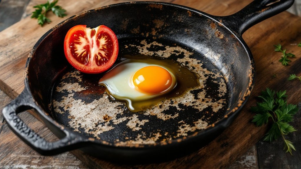 cooking mistakes with cast iron