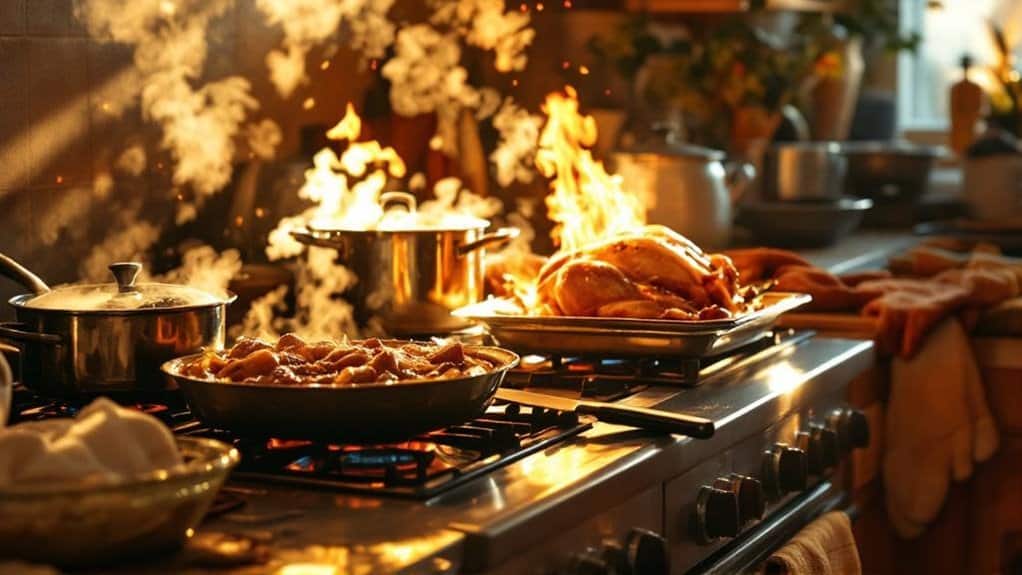 holiday cooking burn warnings