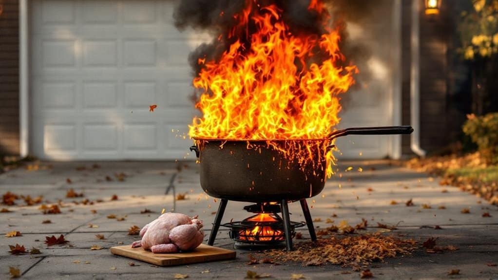 turkey frying safety hazards