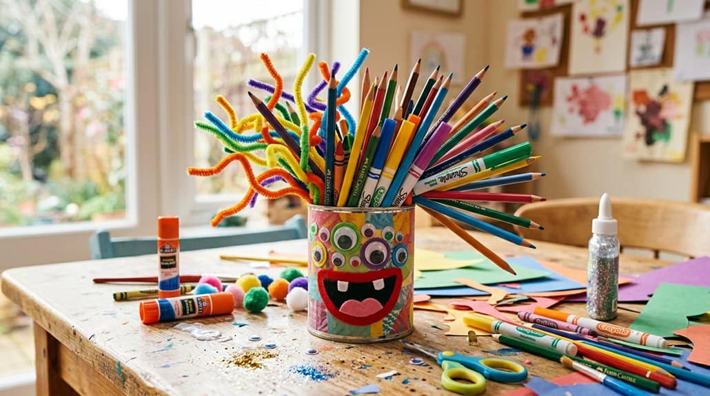 creative diy pencil holders