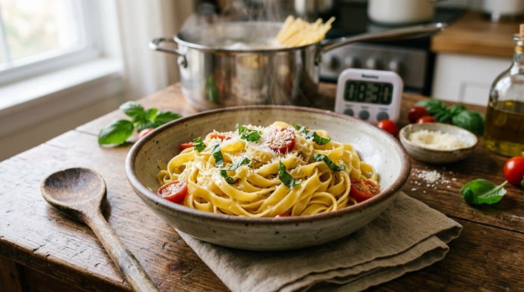 fresh pasta cooking time